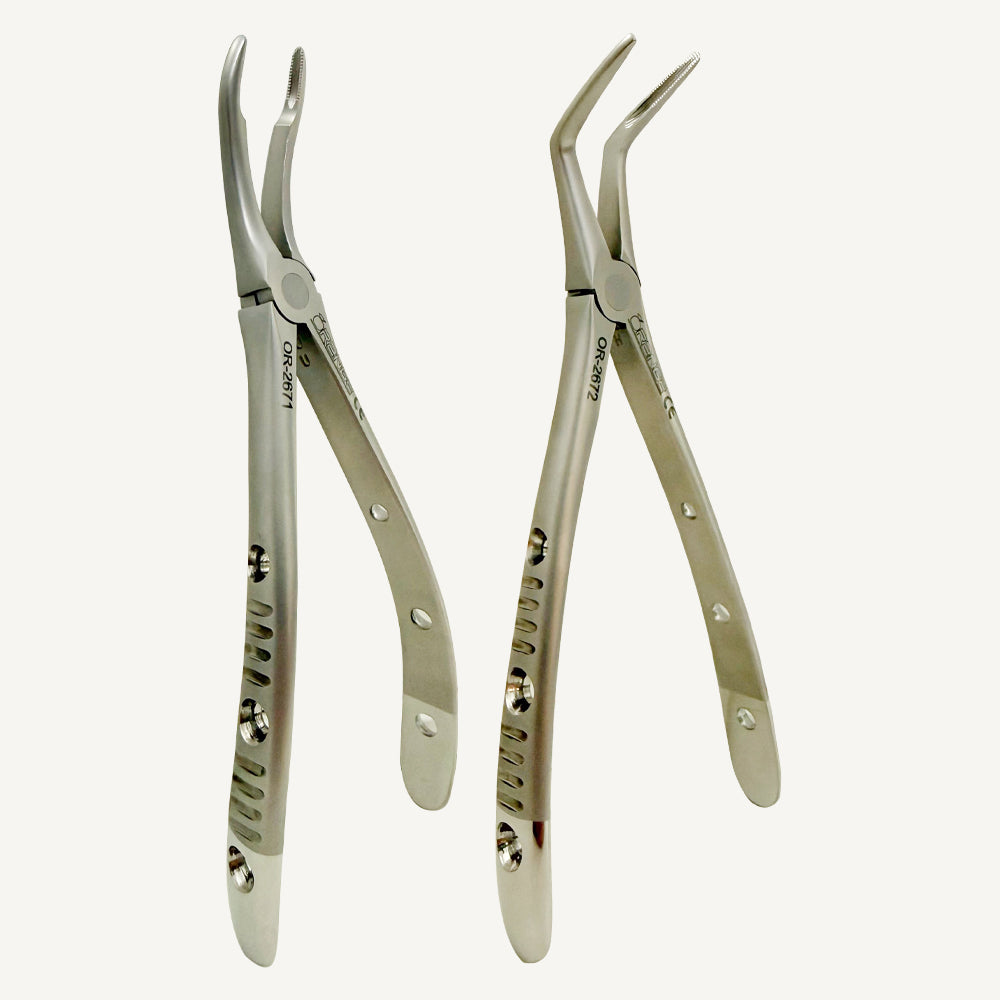 Extraction Forceps Set for Upper & Lower Roots (Fragments)