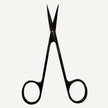 Black Iris Scissors Curved, 115mm