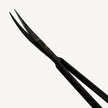 Black Iris Scissors Curved, 115mm
