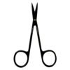 Black Iris Scissors Straight, 115mm