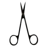 Black Iris Scissors Curved